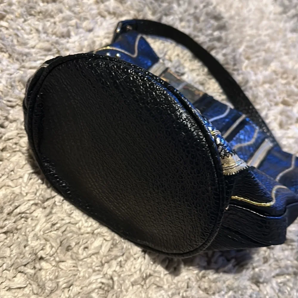 Vintage Pacific express purse sequin bling retro design